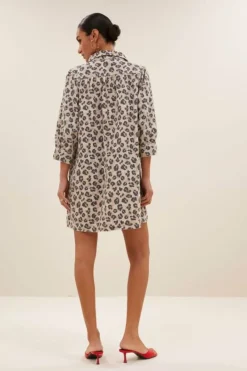 By bar Jurken*flynth cheetah dress | cheetah print