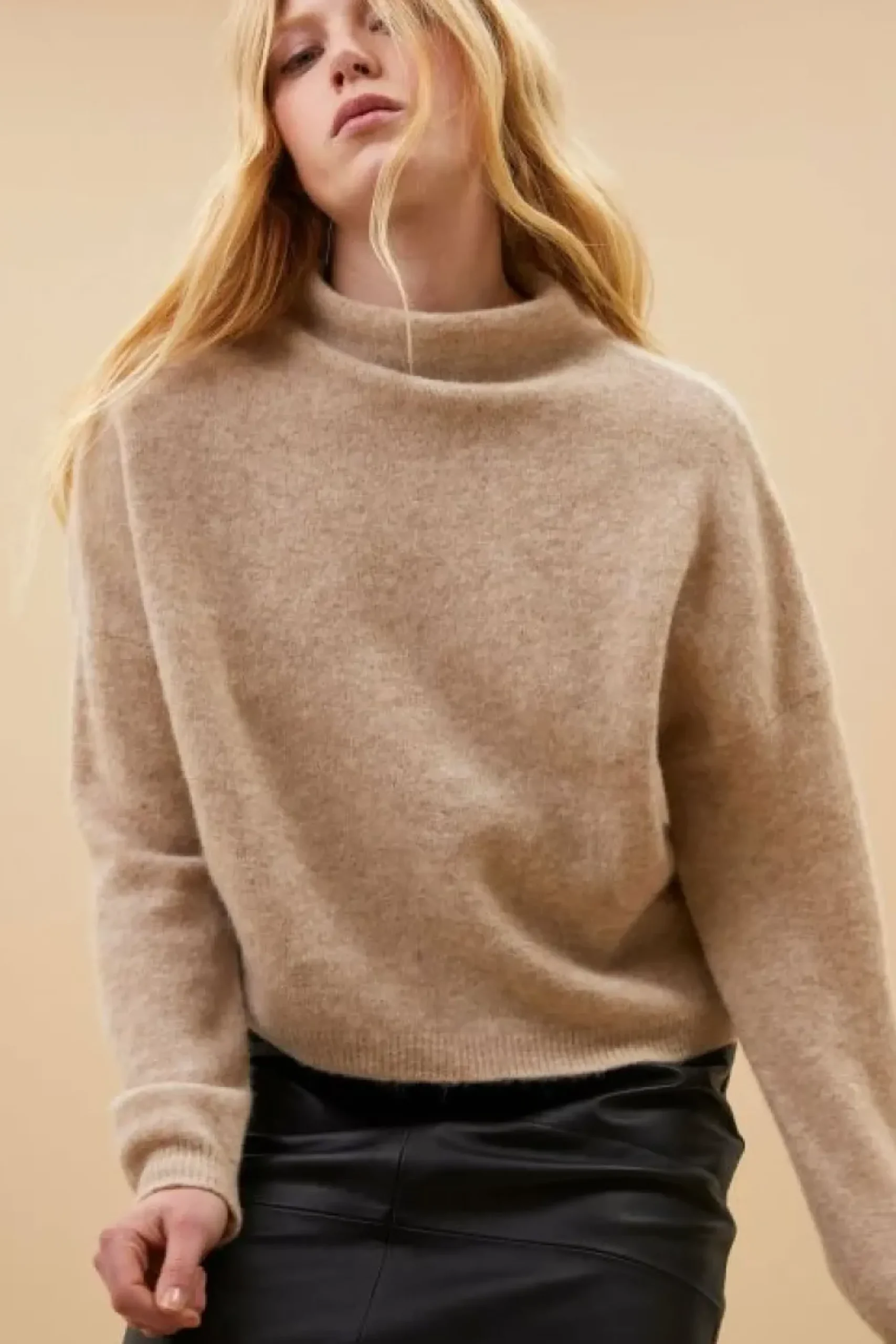 By bar Rokken*frenkie leather skirt | black