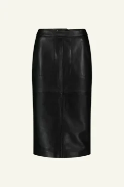 By bar Rokken*frenkie leather skirt | black