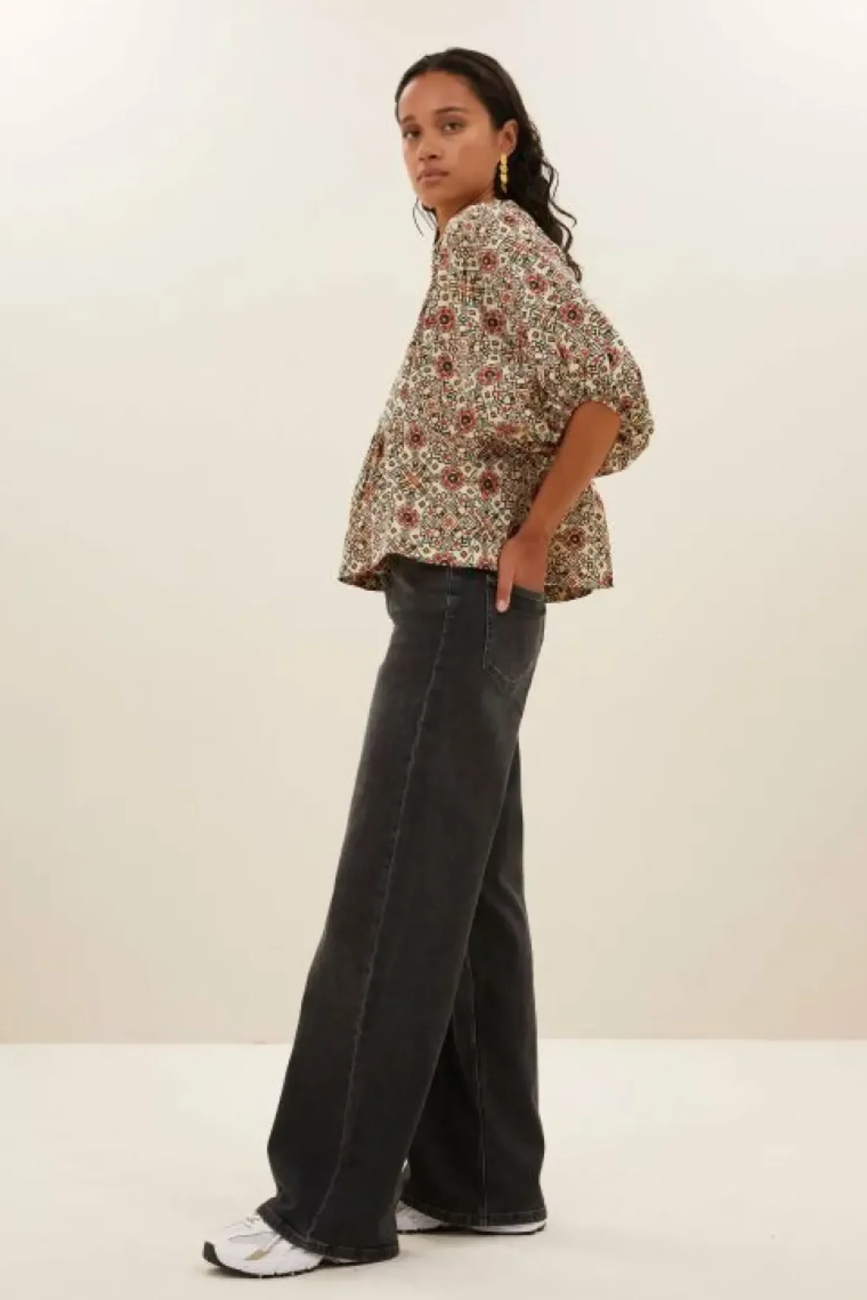 By bar Blouses*gabie rohin blouse | rohin print