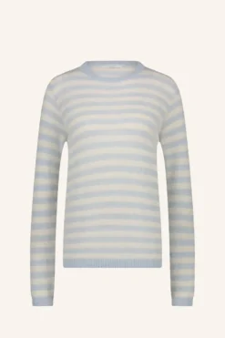 By bar Truien*gwen thin stripe pullover | blue thin stripe