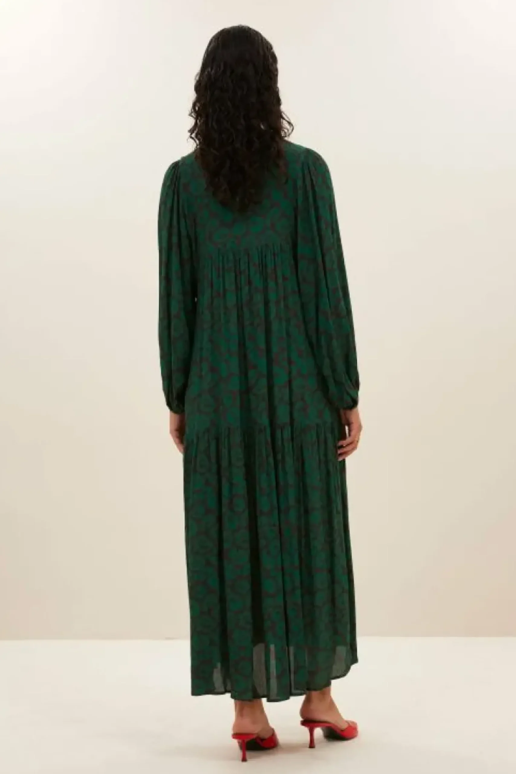 By bar Jurken*hayley spotted dress | spotted print