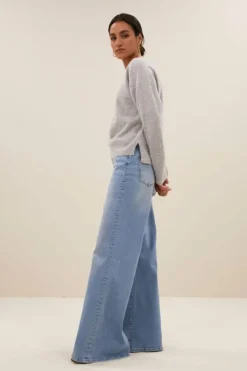 By bar Truien*holly ls pullover | grey melee