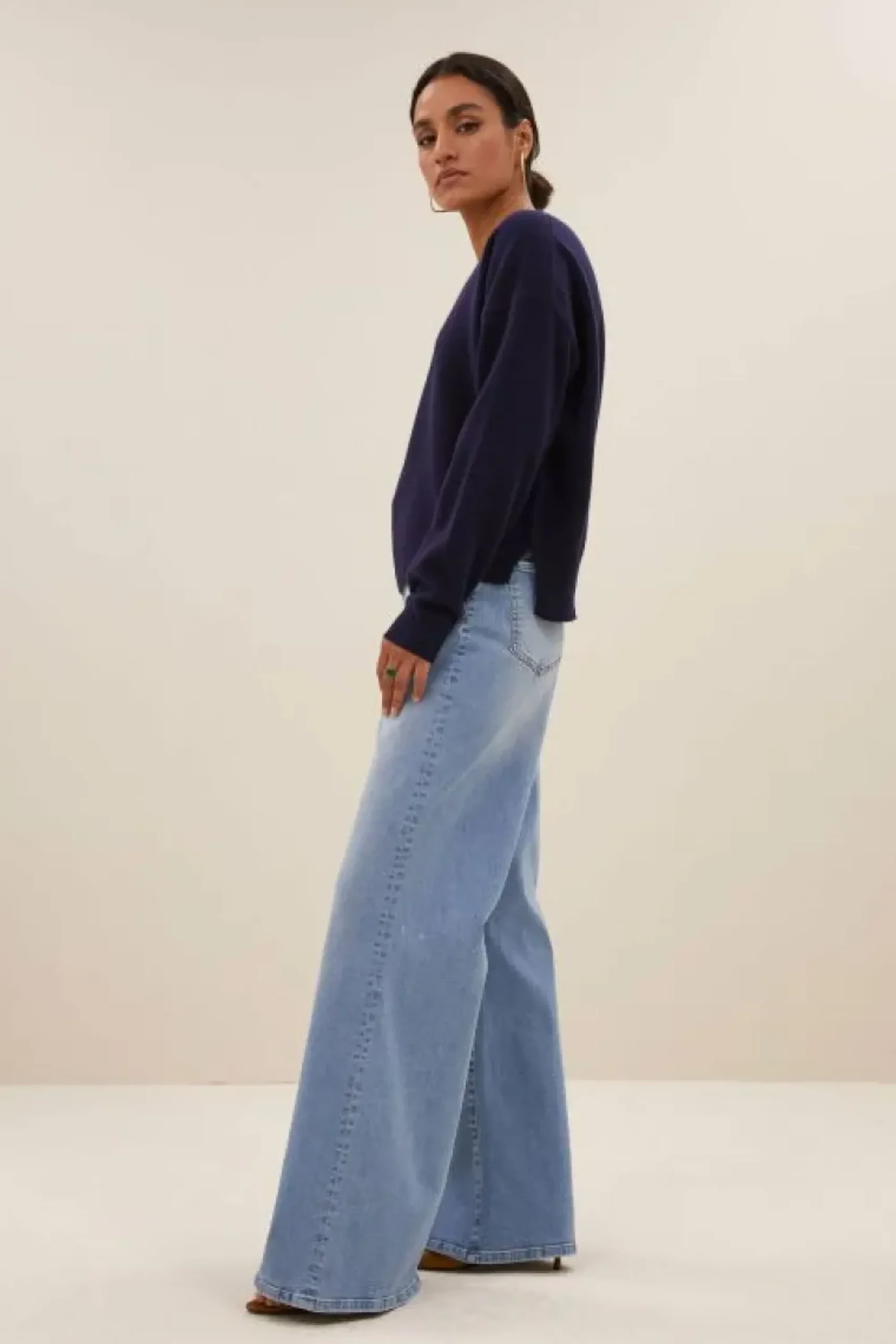 By bar Truien*holly ls pullover | midnight