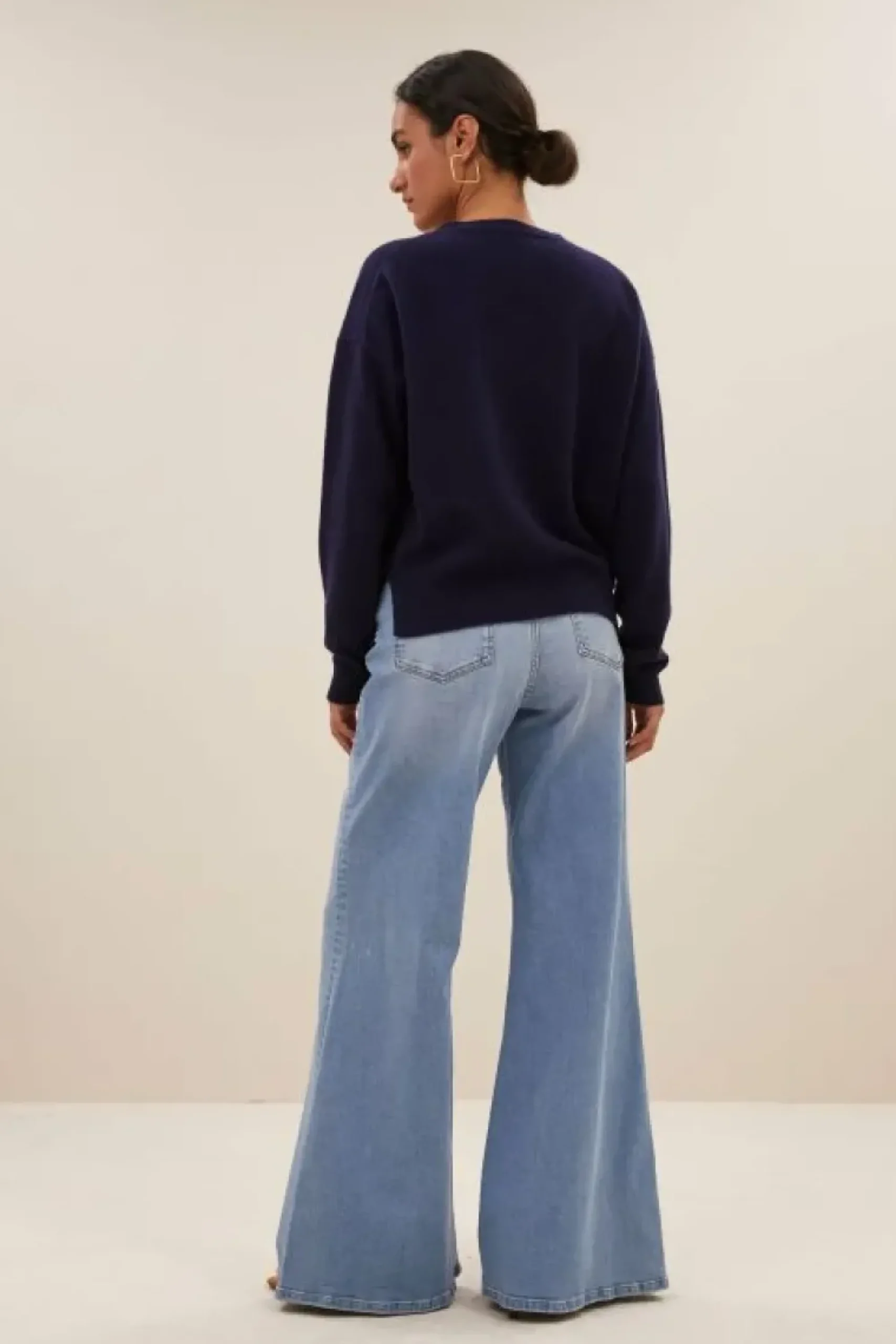 By bar Truien*holly ls pullover | midnight