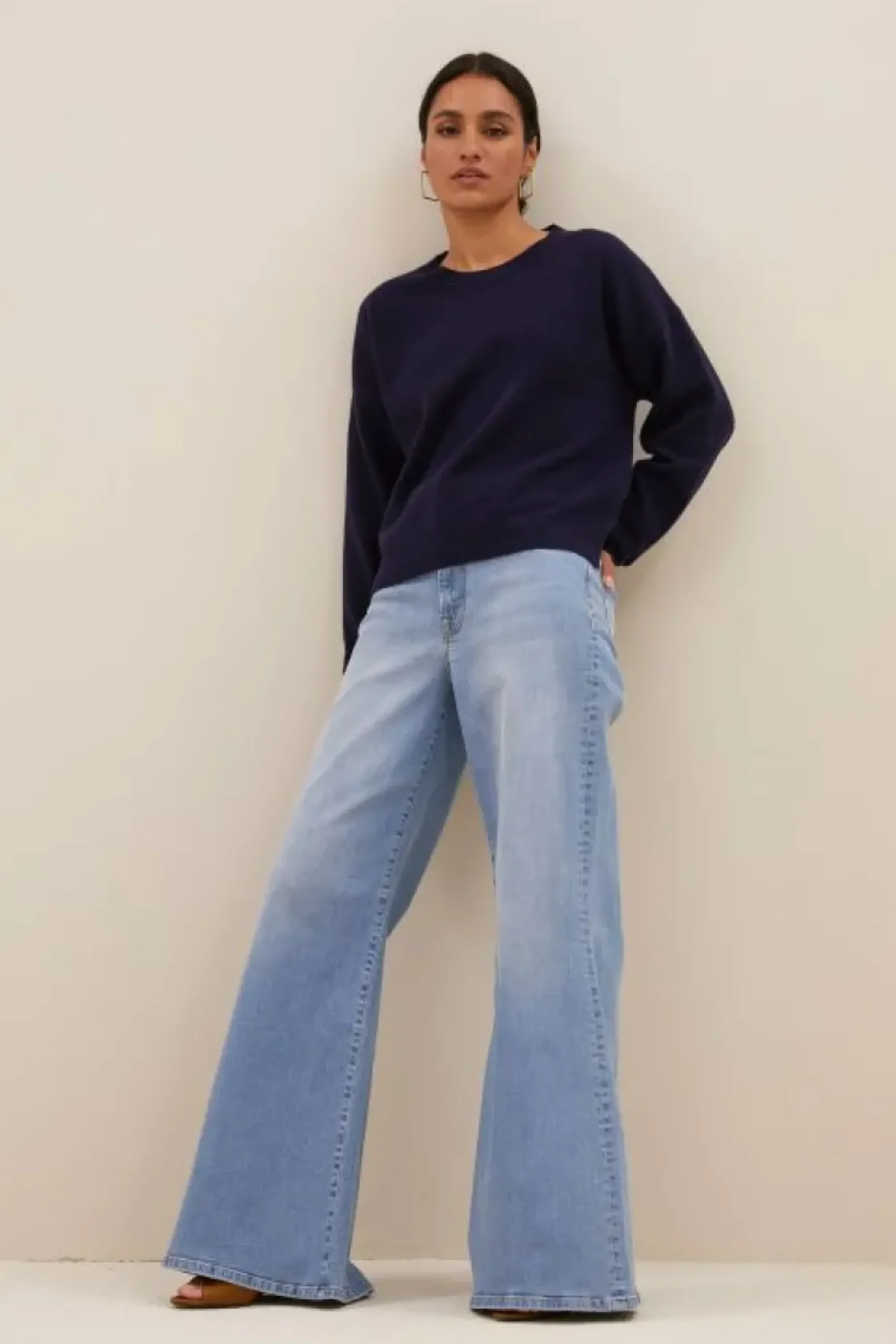 By bar Truien*holly ls pullover | midnight