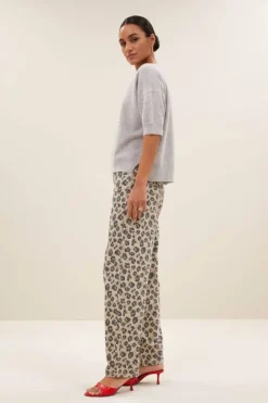 By bar Truien*holly ss pullover | grey melee