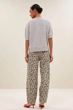 By bar Truien*holly ss pullover | grey melee