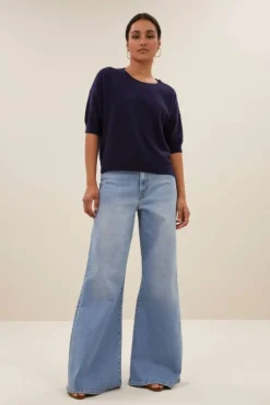 By bar Truien*holly ss pullover | midnight