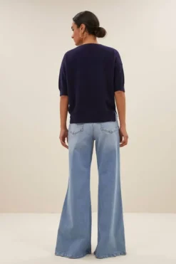 By bar Truien*holly ss pullover | midnight