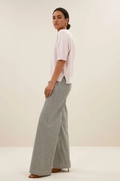 By bar Truien*holly ss pullover | oyster