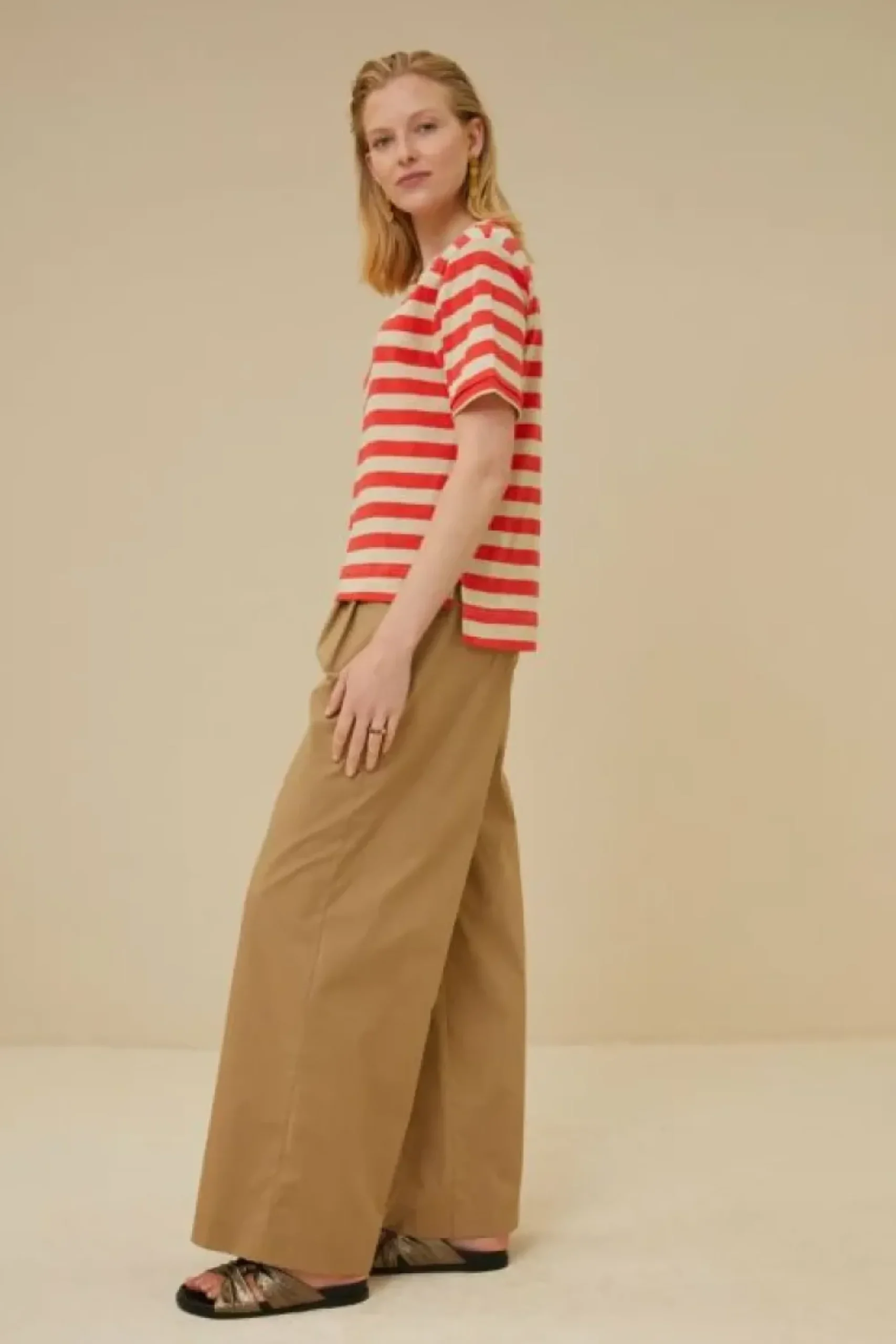 By bar Tops & Shirts*hope big stripe top | poppy red