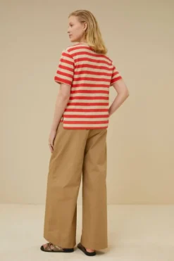 By bar Tops & Shirts*hope big stripe top | poppy red