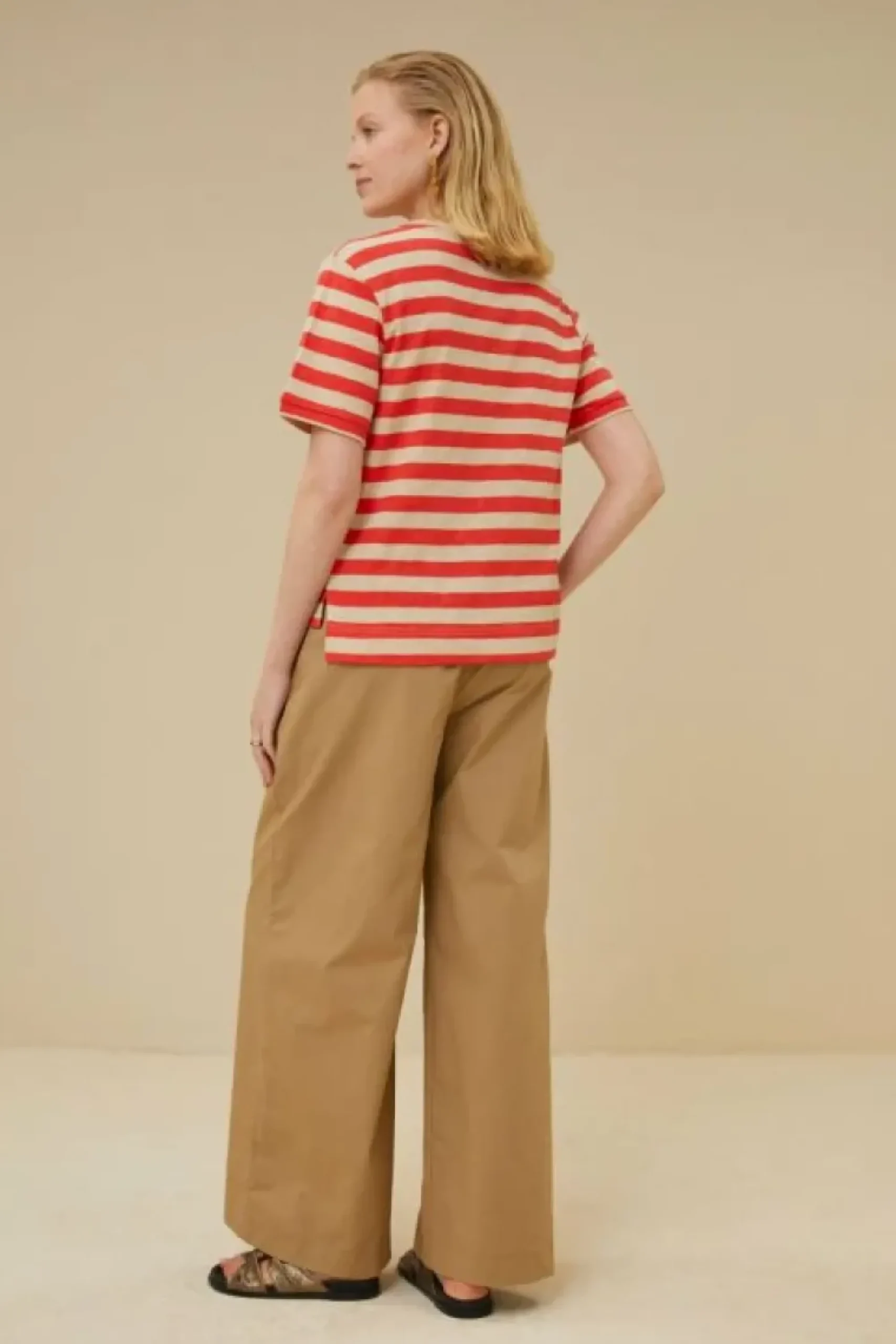 By bar Tops & Shirts*hope big stripe top | poppy red