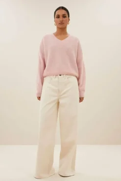 By bar Truien*isja fine pullover | light pink
