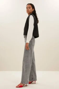 By bar Gilets & Spencers|Jassen*isla embroidery jacket | jet black