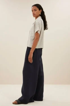 By bar Blouses*jake marine blouse | marine stripe