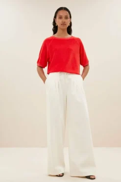 By bar Broeken*jaxx twill pants | off white