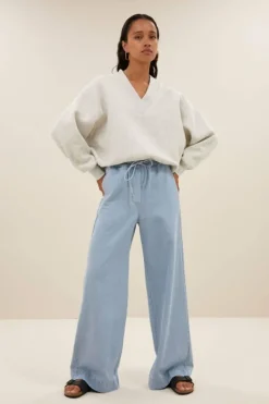 By bar Broeken*jeff denim pants | light denim