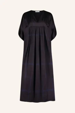 By bar Jurken*kaftan square dress | square print