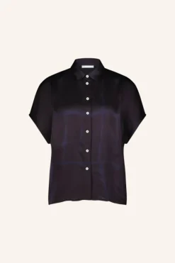 By bar Blouses*karly square blouse | square print