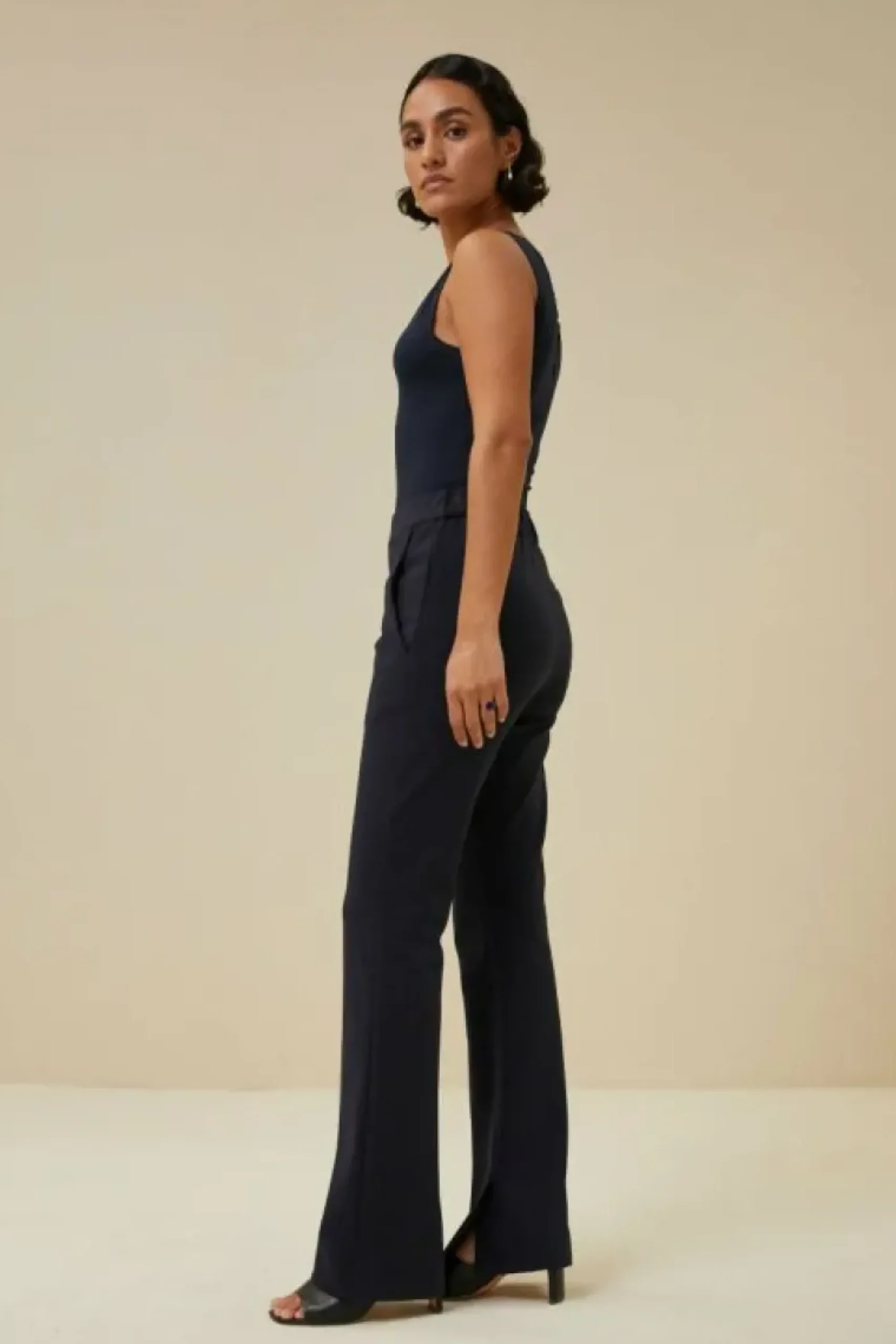 By bar Tops & Shirts*lace singlet | dark navy