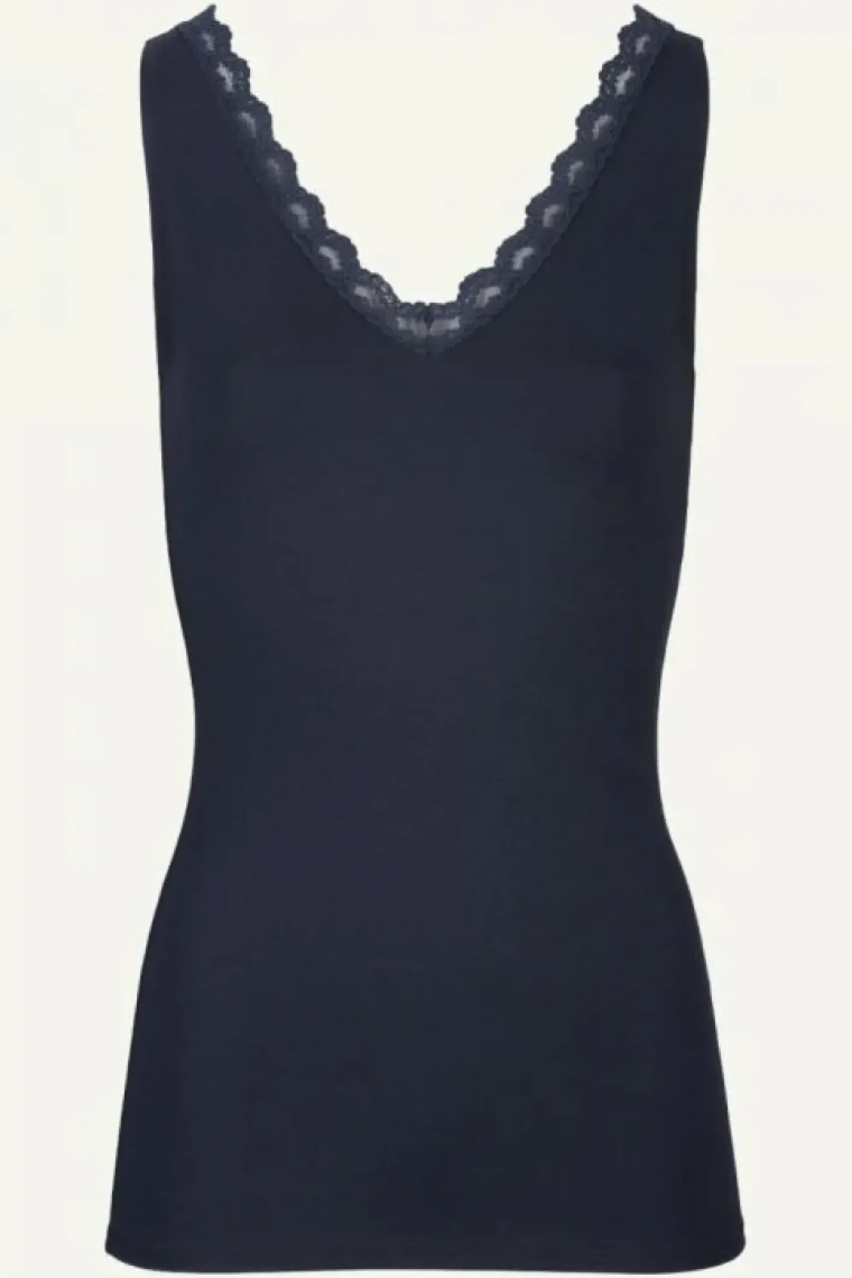 By bar Tops & Shirts*lace singlet | dark navy