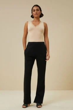 By bar Tops & Shirts*lace singlet | nude