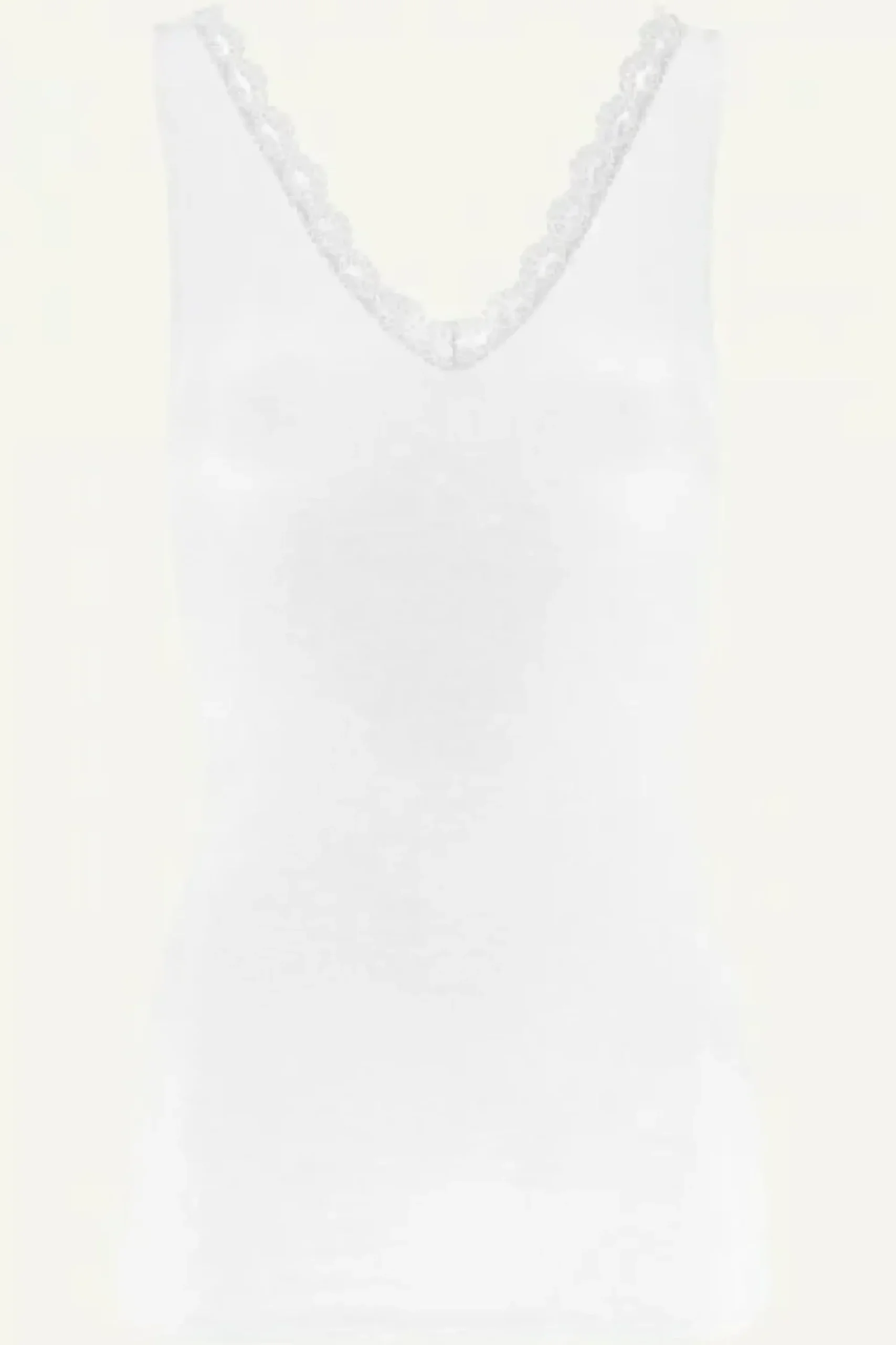 By bar Tops & Shirts*lace singlet | off white