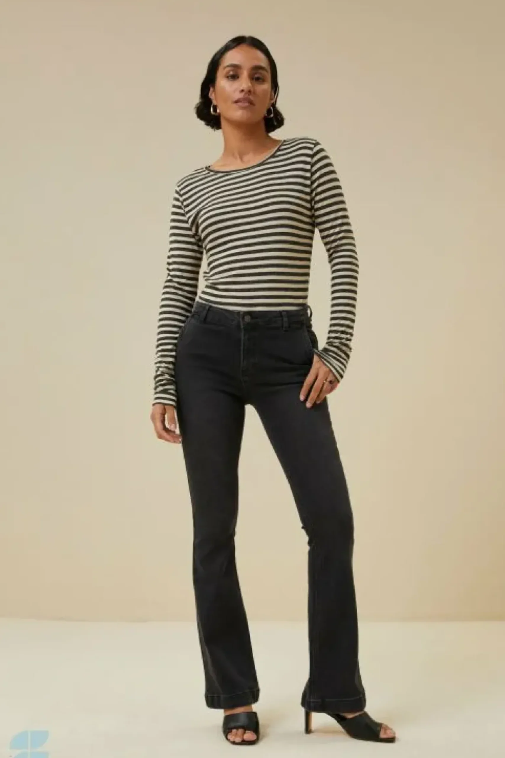 By bar Broeken*leila lb pant | jet black