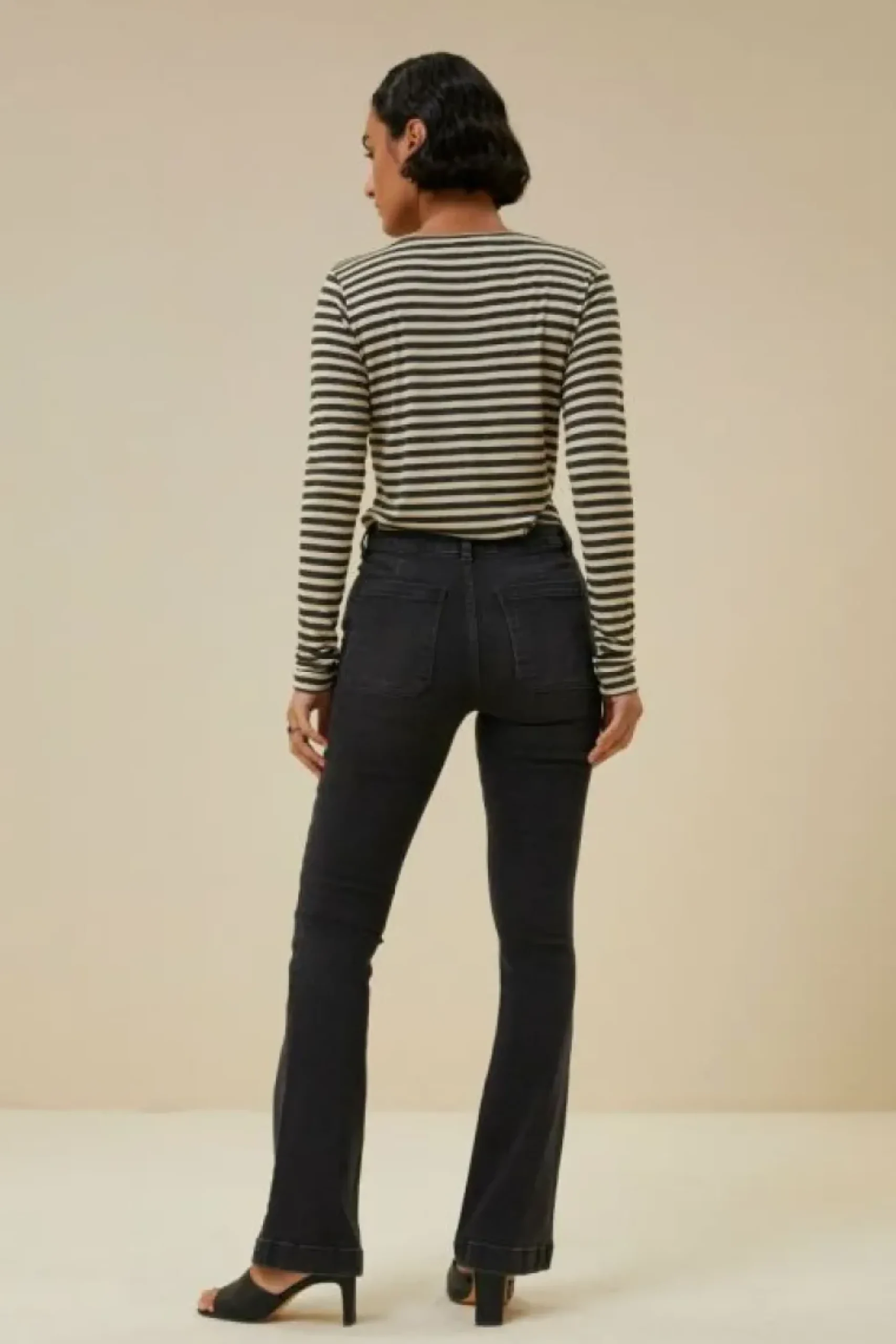 By bar Broeken*leila lb pant | jet black