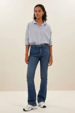 By bar Broeken*leila pant T denim | denim