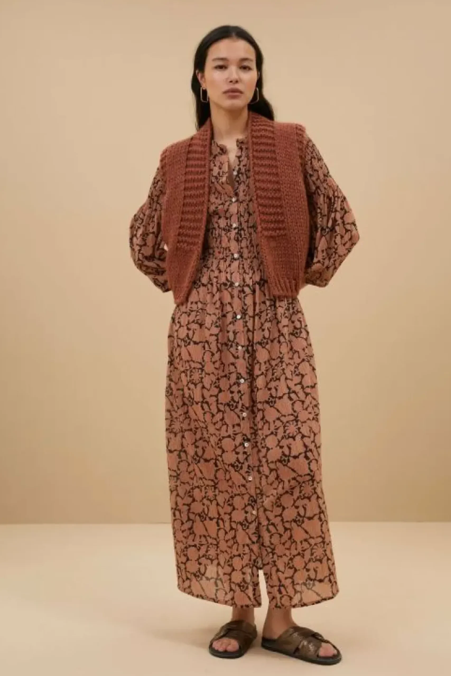 By bar Gilets & Spencers|Vesten*levi gilet | copper