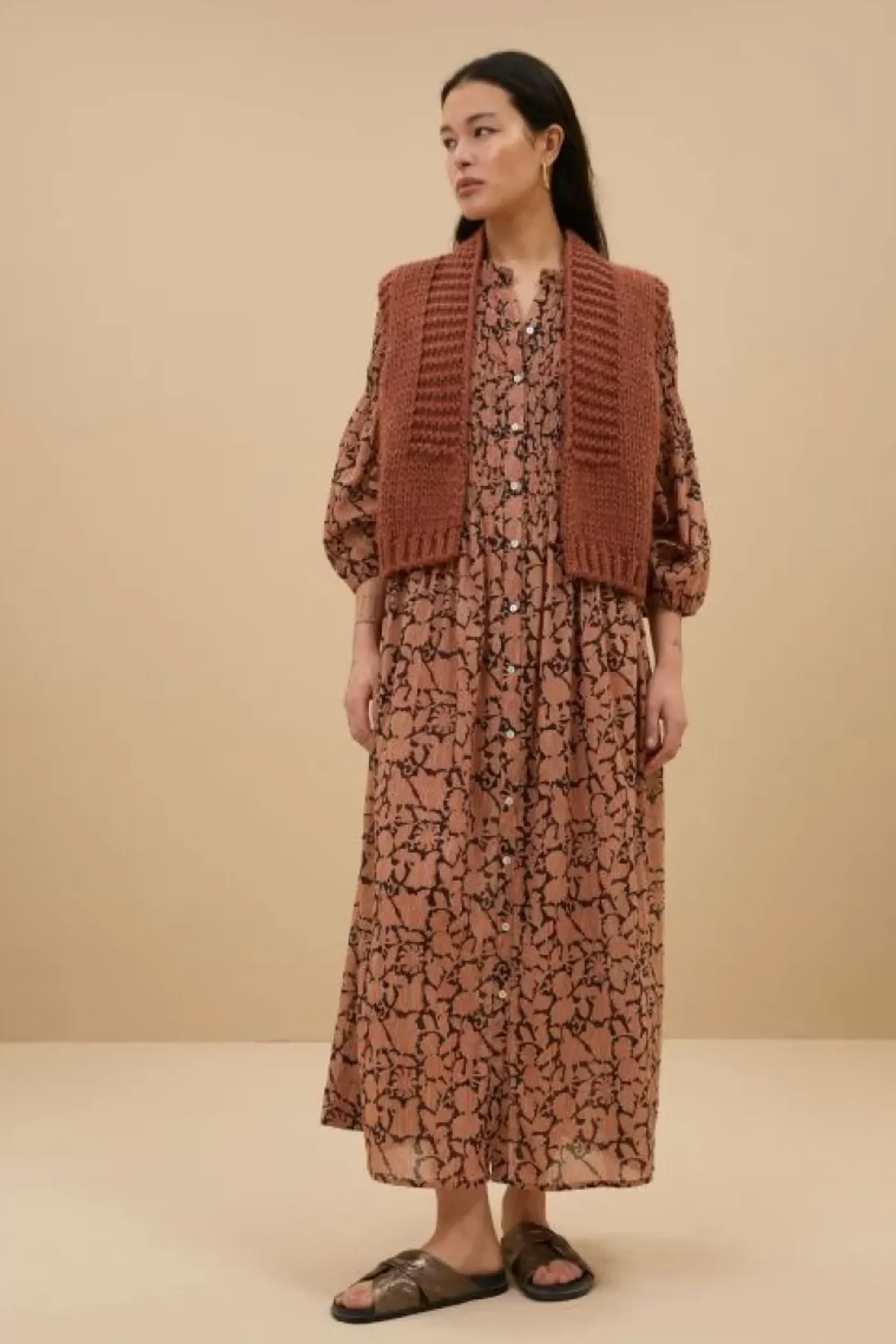 By bar Gilets & Spencers|Vesten*levi gilet | copper