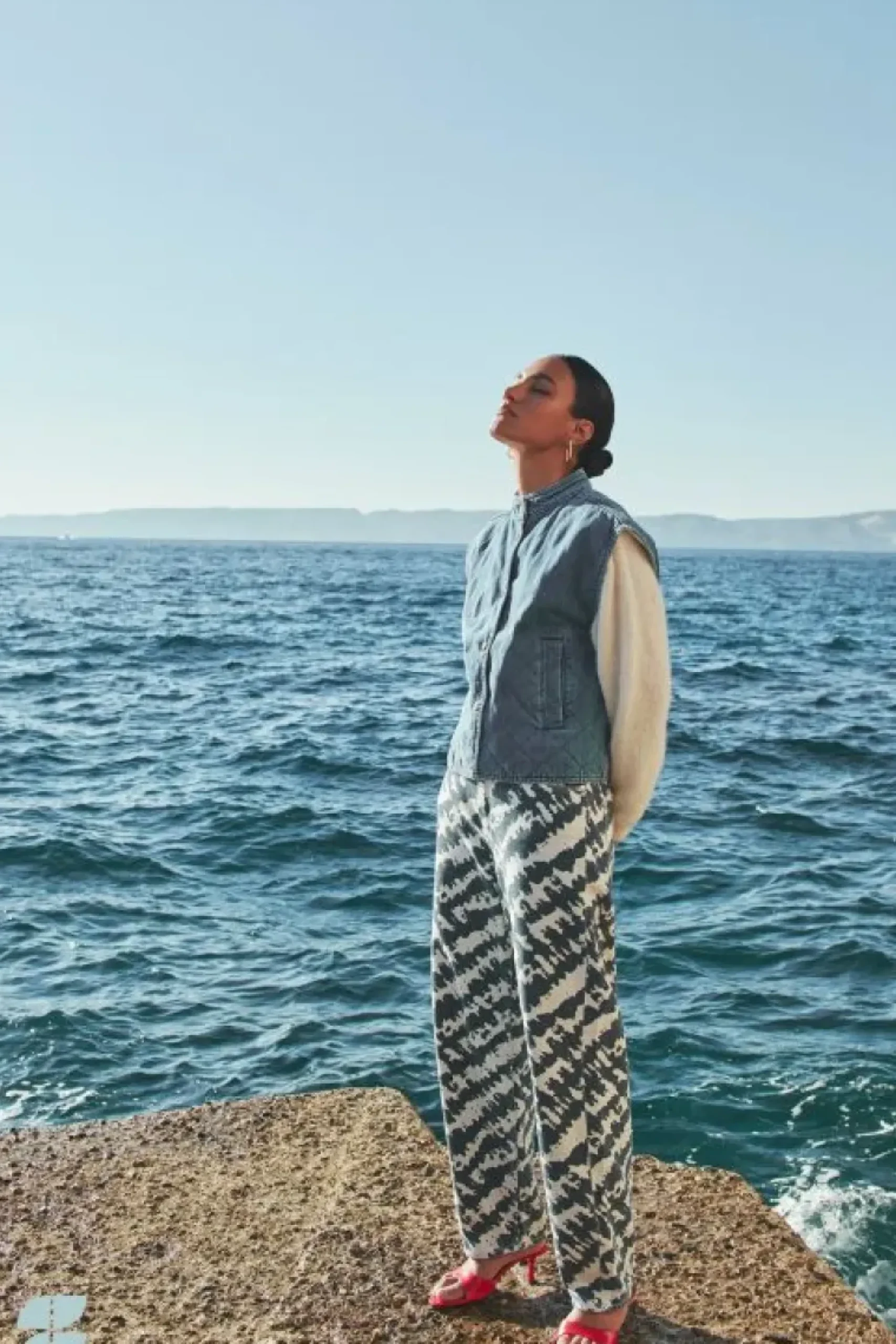 By bar Jeans|Broeken*lew shade pants | shade print