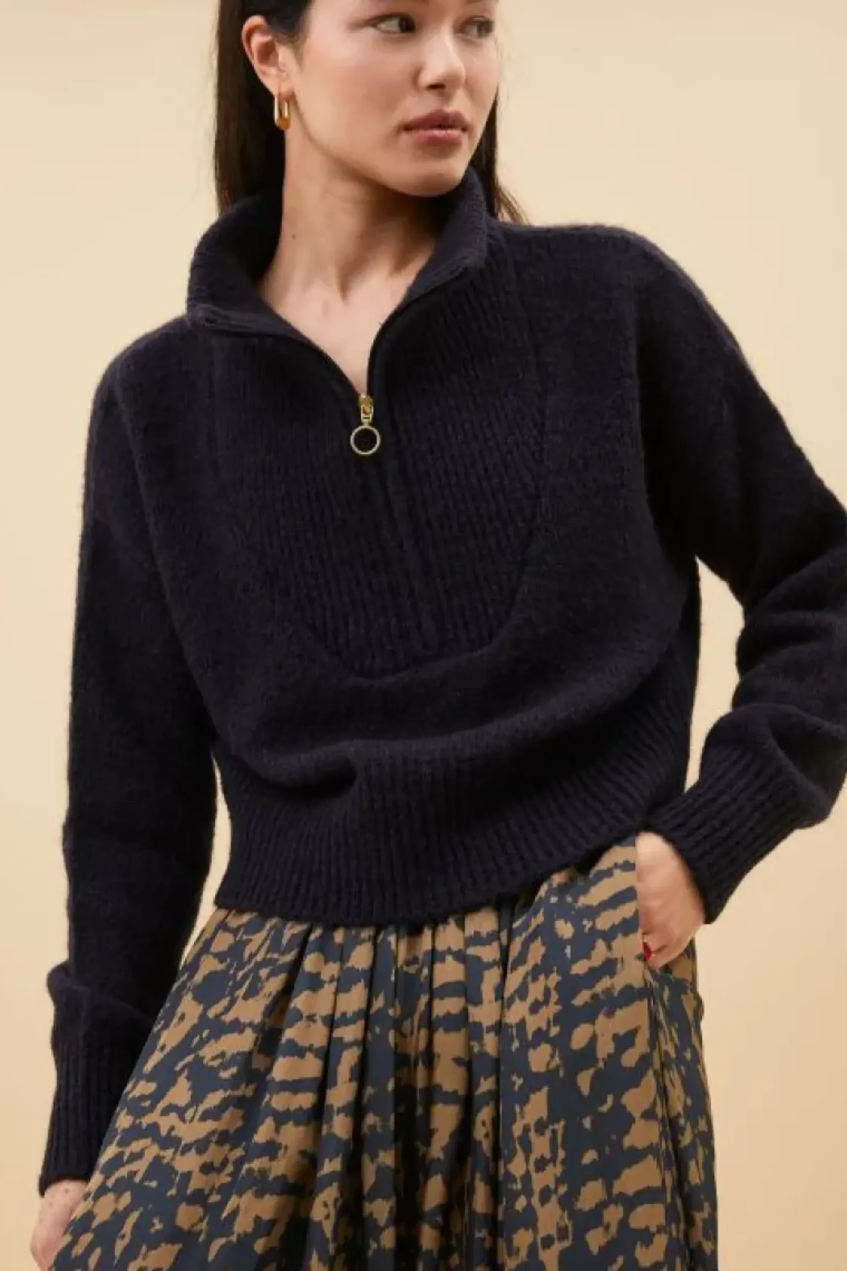 By bar Rokken*lien painting skirt | painting print