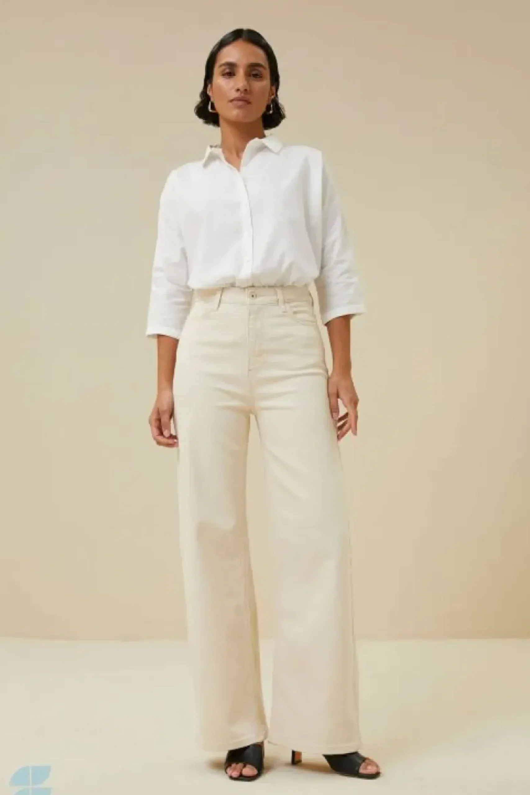 By bar Jeans|Broeken*lina rw pant | raw white