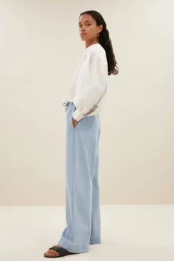 By bar Blouses*linn blouse | off white