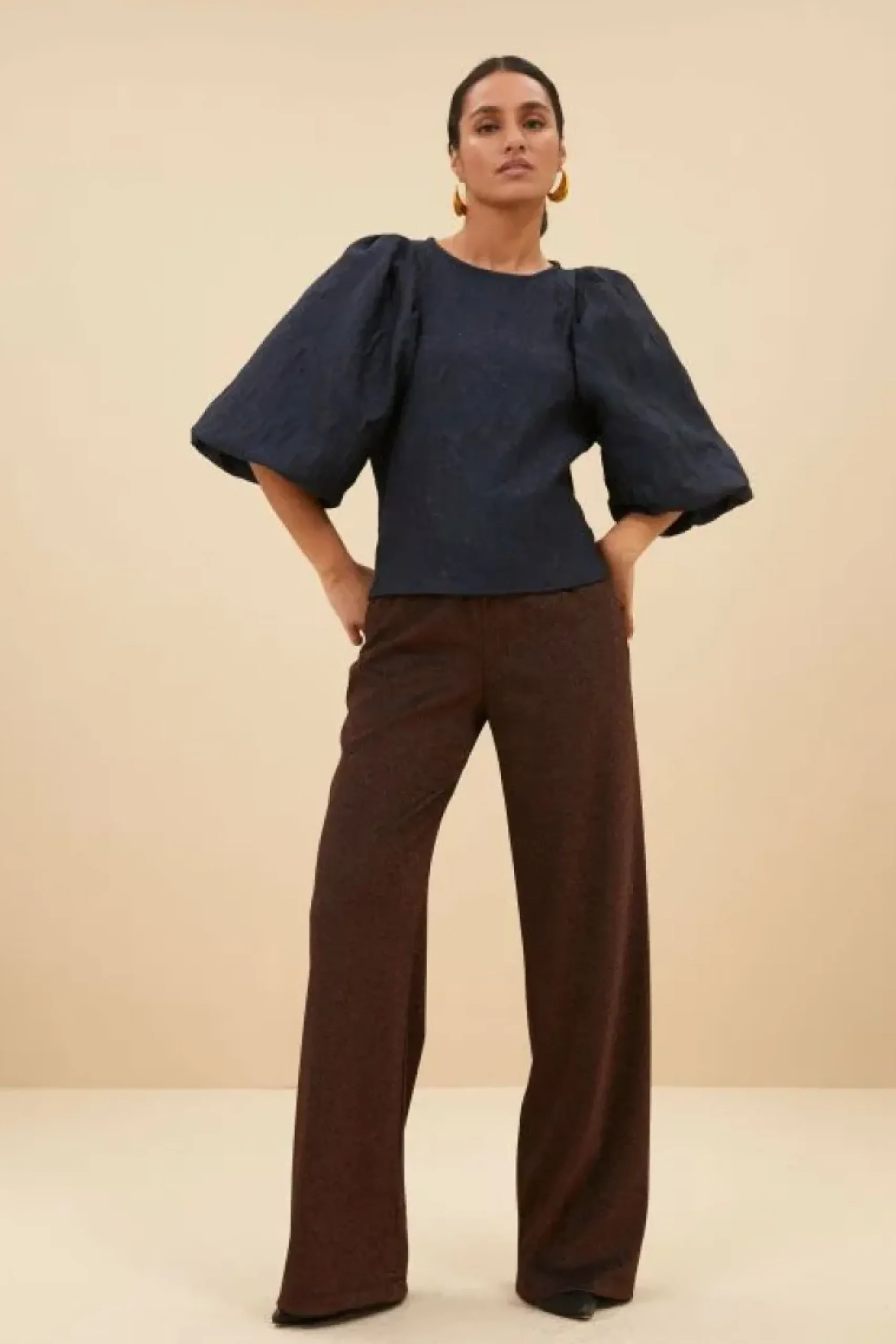 By bar Broeken*lissa sparkle pants | copper