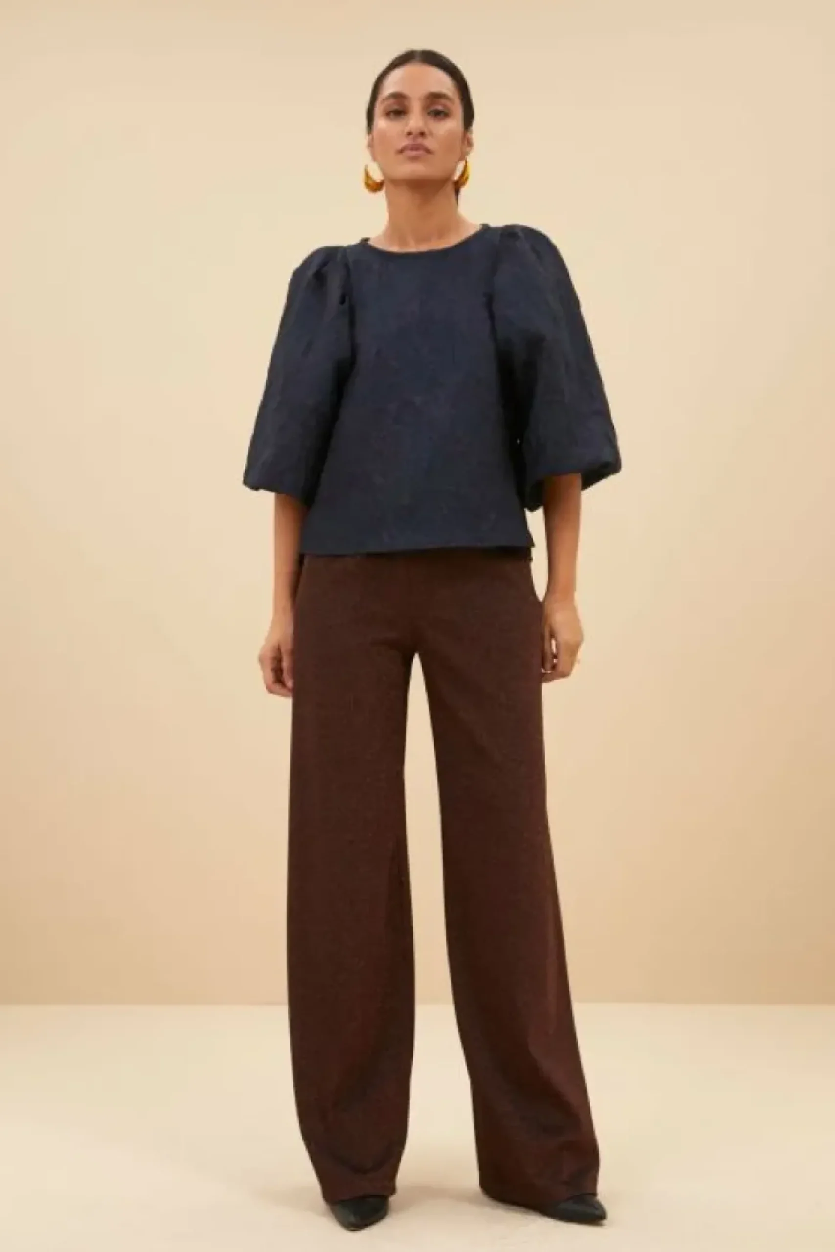 By bar Broeken*lissa sparkle pants | copper