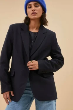 By bar Sjaals & Mutsen*logo beanie | queens blue