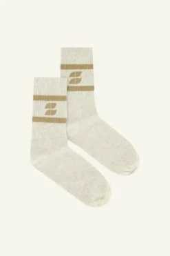 By bar Sokken*logo sparkle socks | gold