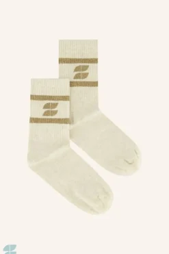 By bar Sokken*logo sparkle socks | gold