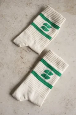 By bar Sokken*logo uni socks | spring green