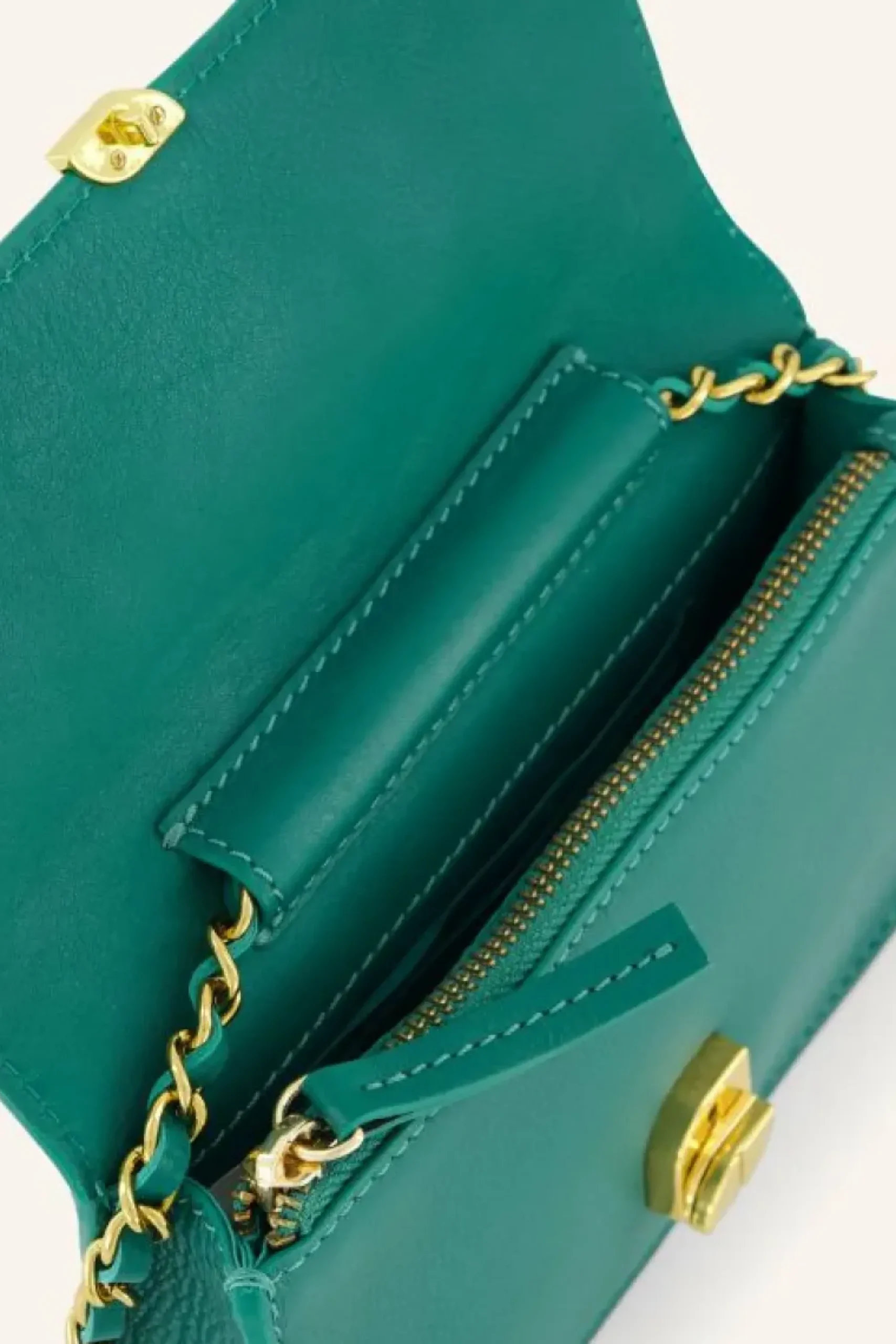 By bar Tassen*loua leather bag | peacock green