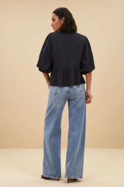 By bar Blouses*louis blouse | midnight