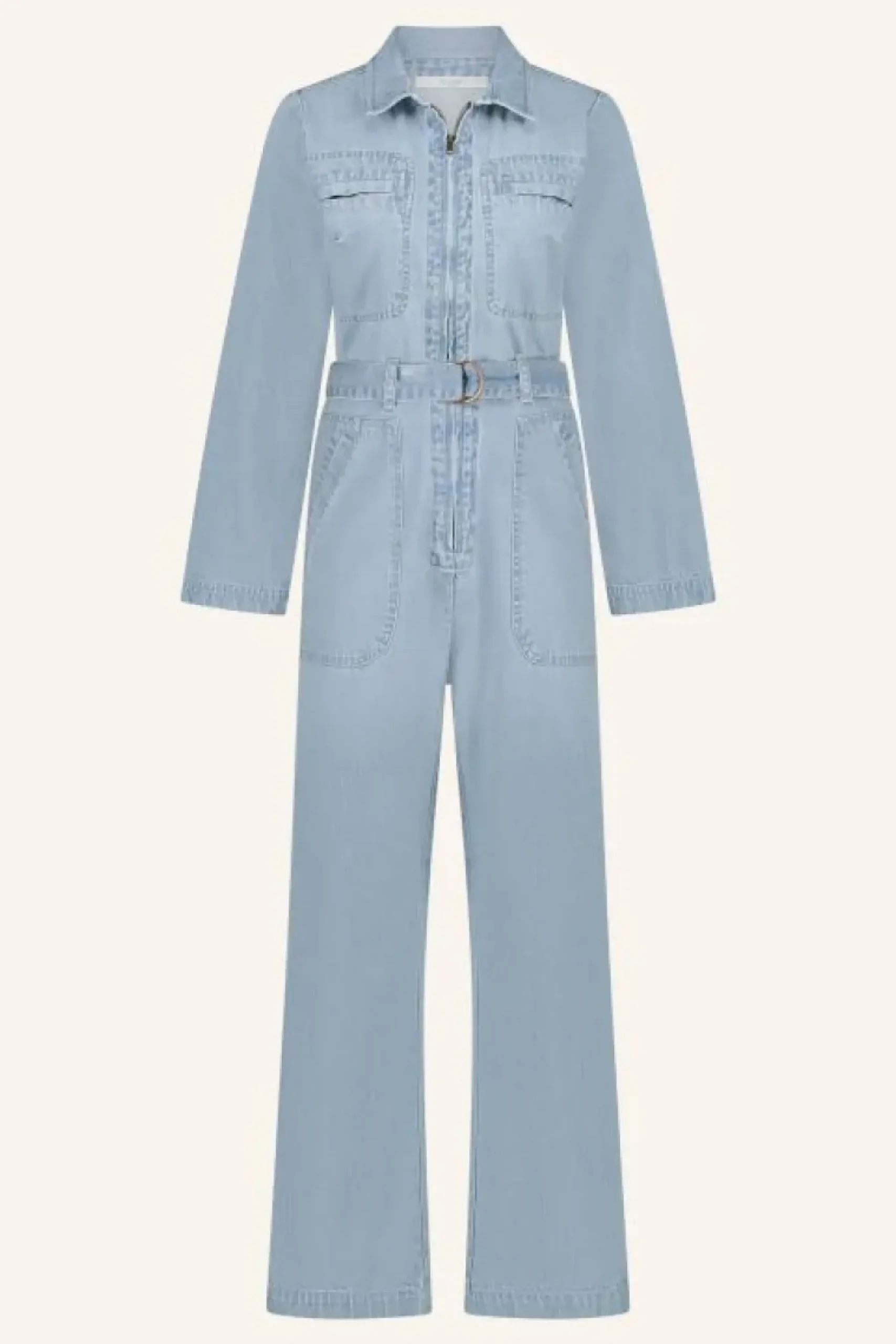By bar Jumpsuits*louise denim suit | light denim