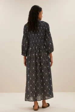 By bar Jurken*loulou midnight ikat dress | midnight ikat