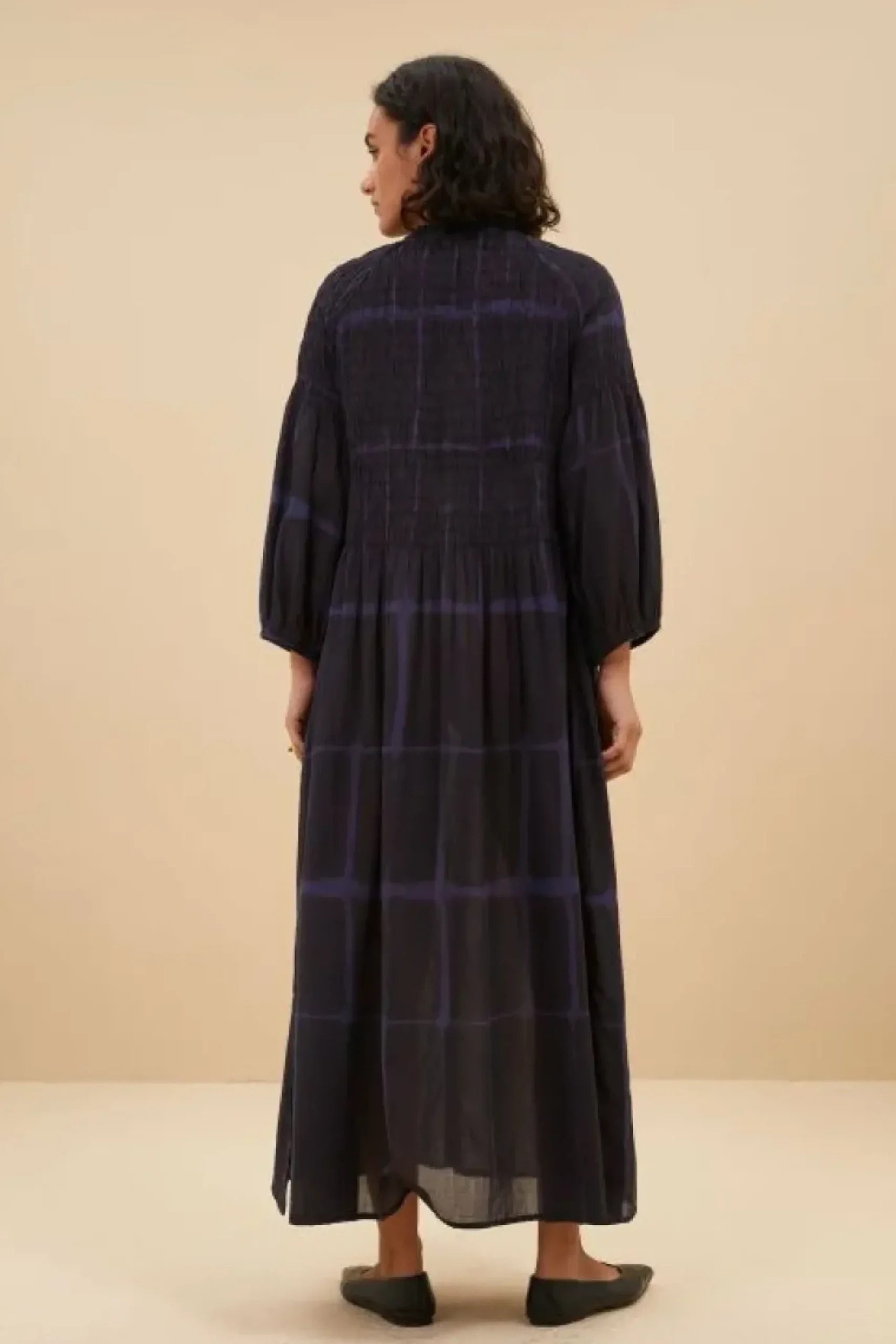 By bar Jurken*loulou square dress | square print