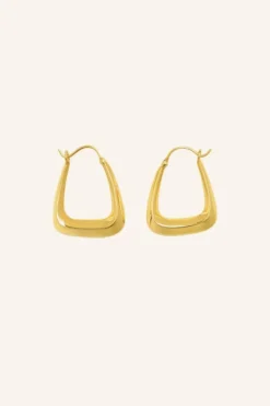By bar Oorbellen|Sieraden*luna earring | gold